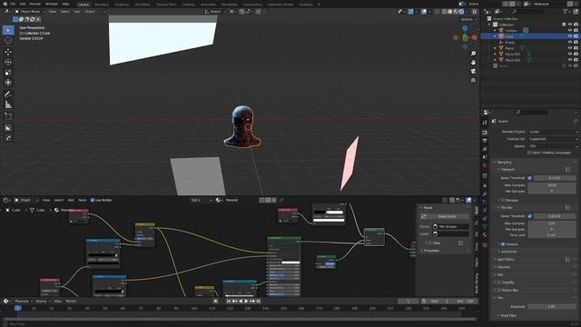Creating Vecna in blender смотреть онлайн