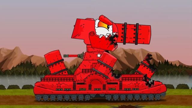 РАТТЕ, КВ-44, ГУСТАВ прокачка уровней - Мультики про танки смотреть онлайн