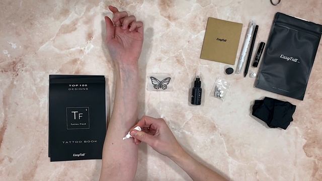 Semi-Permanent Tattoo Tracing - EasyTatt™ смотреть онлайн