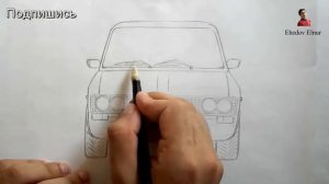 Как нарисовать Машину Ваз Тюнинг Жигули поэтапно (Ehedov Elnur)