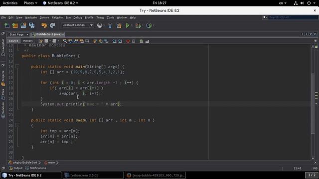 BubbleSort смотреть онлайн