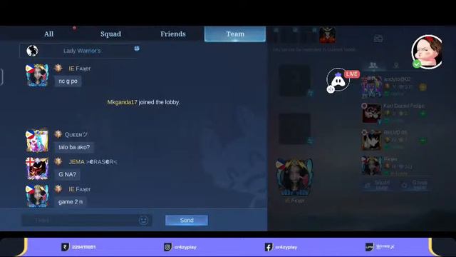 Mobile Legends GANG BANG: 😍 Excited stream | RONDOM PLAYER смотреть онлайн