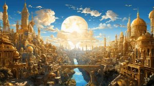 Под небом голубым, есть город золотой...