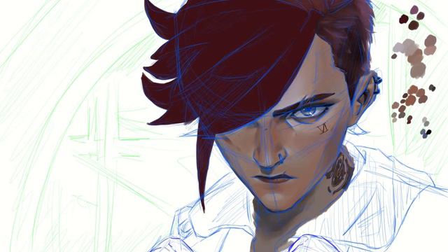 VI | ARCANE LEAGUE OF LEGENDS | DIGITAL PAINTING смотреть онлайн