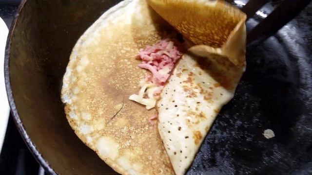 Мясные конвертики из блинов смотреть онлайн