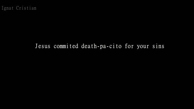 He died for your sins. смотреть онлайн