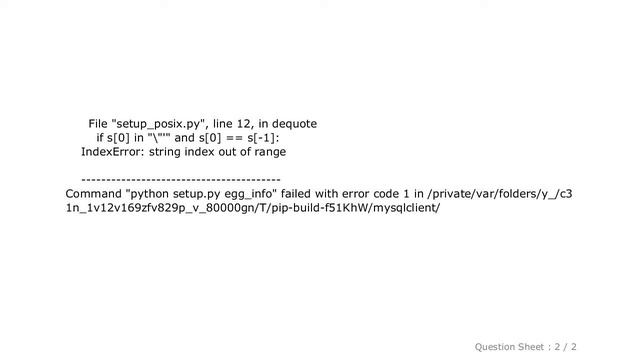Django : Install mysqlclient for Django Python on Mac OS X Sierra смотреть онлайн