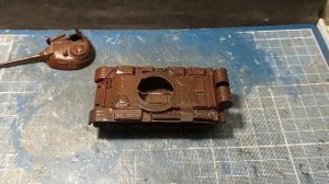 ДИОРАМА ЗАБРОШЕННЫЙ ТАНК