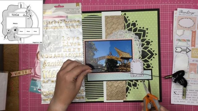 Scrapbook Process: Disney Sweet Disney // Follow a Sketch Friday смотреть онлайн