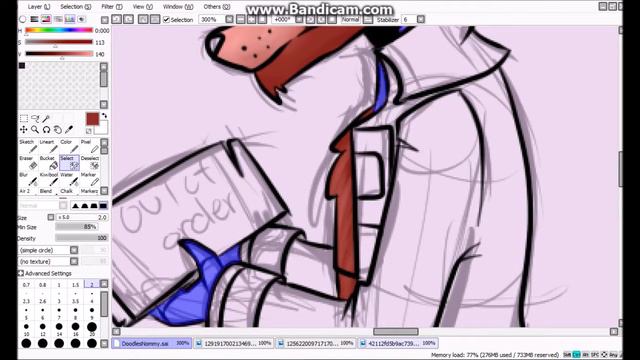 【Out Of Order】 Foxy - FNAF 【SpeedDraw】 смотреть онлайн