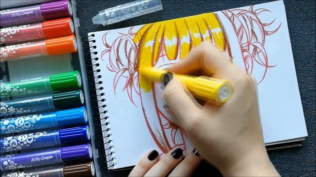 КАРАНДАШИ ИЗ ВОСКА ! ЧТО БУДЕТ ЕСЛИ РИСУНОК РАСКРАСИТЬ ДЕШЕВЫМИ ВОСКОВЫМИ КАРАНДАШАМИ ? смотреть онлайн