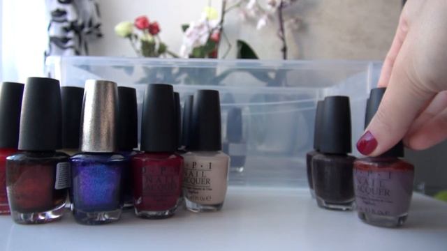Разбираю свою коллекцию лаков для ногтей OPI смотреть онлайн