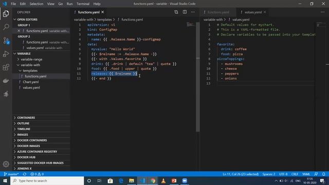 variables in Helm 3 | Helm 3 beginners смотреть онлайн