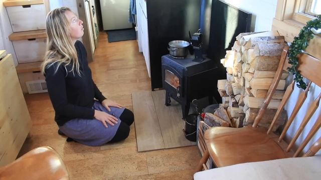 Tiny Wood Stove After 7 Years of Use & Dealing with Wind Gusts and Blowdown смотреть онлайн