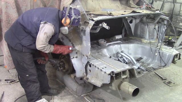 Кузовной ремонт Mitsubishi Galant.Финал. смотреть онлайн