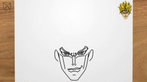 Как нарисовать Дио Брандо (Джоджо)