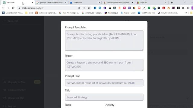 Cara Membuat Prompt Dan Backlink di Chatgpt OpenAI смотреть онлайн