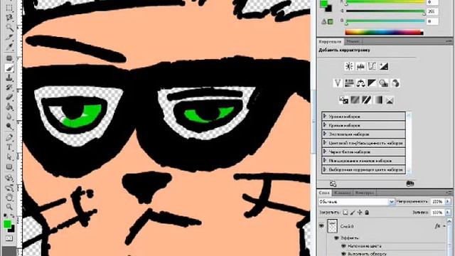 Перенос рисунка с листка бумаги при помощью Photoshop CS5 смотреть онлайн
