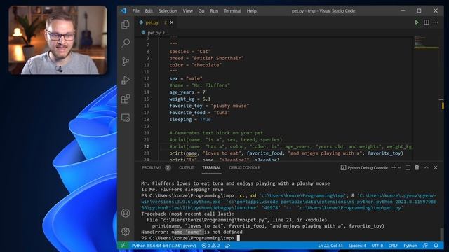 Python Variables | Python Course #2 смотреть онлайн