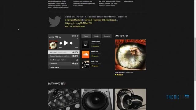 Music Pro - Music Oriented WordPress Theme Balfour Page смотреть онлайн