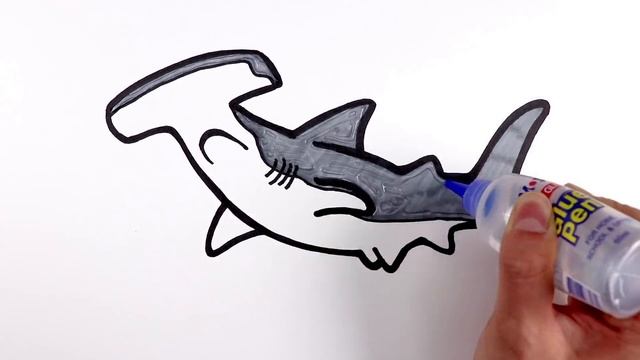 Let's Draw Zoo Animals Together! | Drawing and Coloring with Glitter & Googly Eyes смотреть онлайн