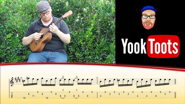 How To Play "Jerry's Breakdown" by Jerry Reed On Ukulele (Baritone) - Yook Toots смотреть онлайн