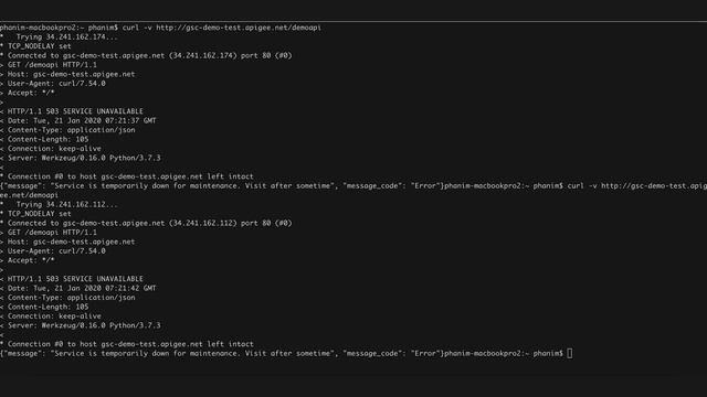 Runtime Errors Module - Introduction To 503 Service Unavailable