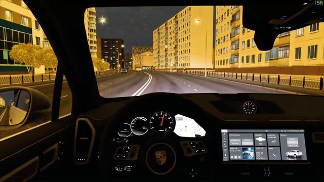 City Car Driving - Porsche Cayenne Turbo 2019 * Night Drive * | Custom SOUND | G27 смотреть онлайн