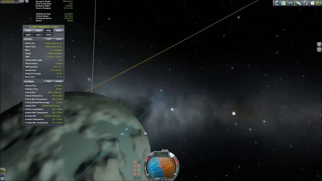 Kerbal Space Program Stock Heavy Duty Minmus Mining Rover, Fuel Transport Shuttle смотреть онлайн