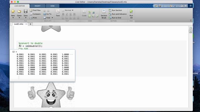 Image Compression Using SVD in Matlab [Greyscale] смотреть онлайн