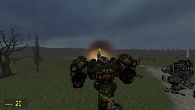 IF LIGHT HEAD SPOTS YOU.. DON'T MOVE IN GMOD!! (Garry's Mod) смотреть онлайн