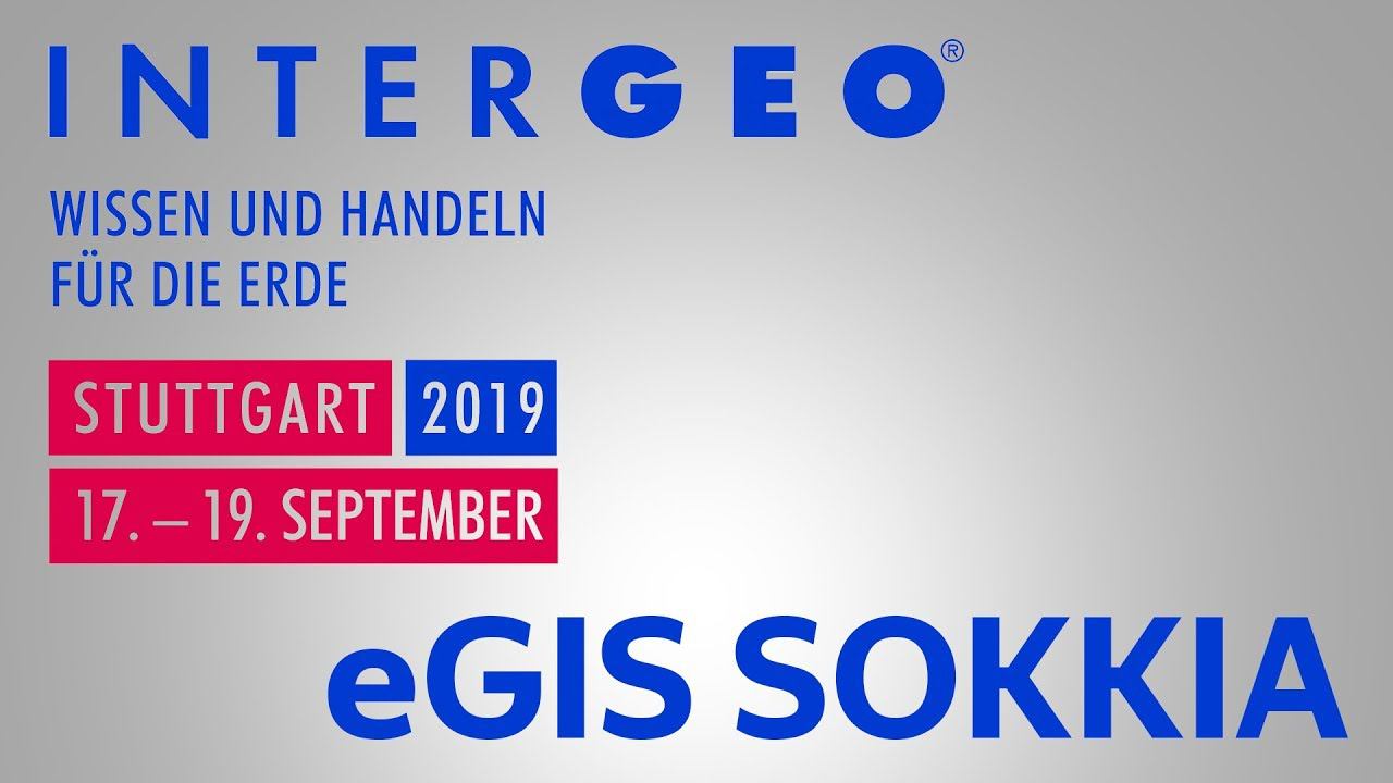 eGIS SOKKIA. InterGEO 2019 смотреть онлайн
