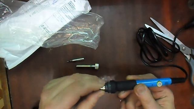 Распаковка и обзор паяльника с керамическим нагревателем из китая ,с алиэкспресс смотреть онлайн