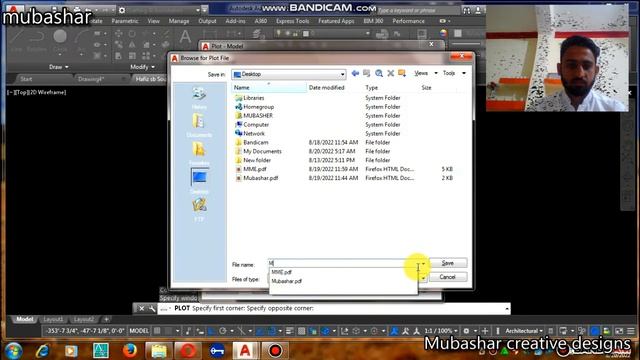 Convert DWG to PDF in AutoCad | Mubashar creative designs смотреть онлайн