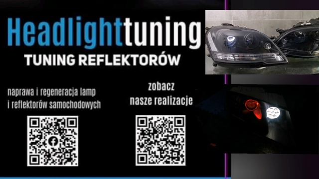 Mercedes ML W164 przebudowa lamp xenon смотреть онлайн