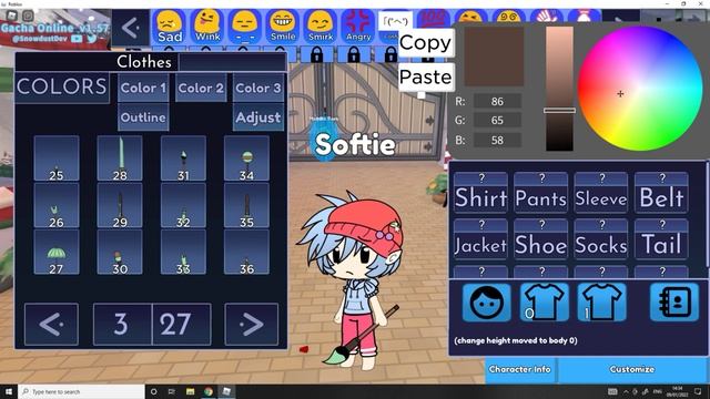 Creating FNF Characters In Gacha Online on Roblox смотреть онлайн
