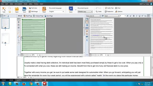 Scan PDF and convert it to word with ABBYY Fine Reader 12 смотреть онлайн