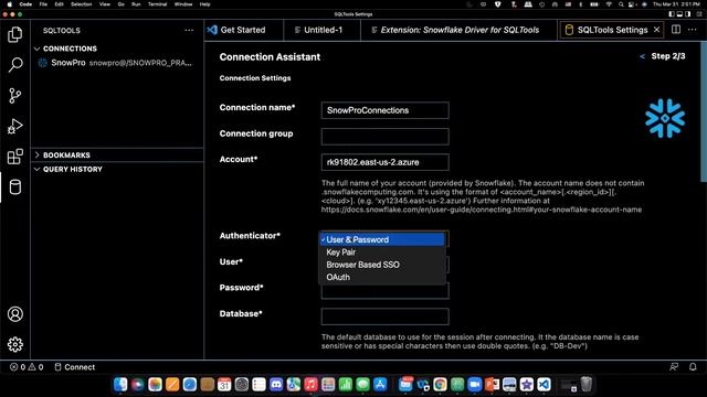 Connect Snowflake with Visual Studio смотреть онлайн