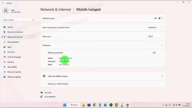 Windows 11 Home : How to set Mobile hotspot Network band as 5 GHz смотреть онлайн