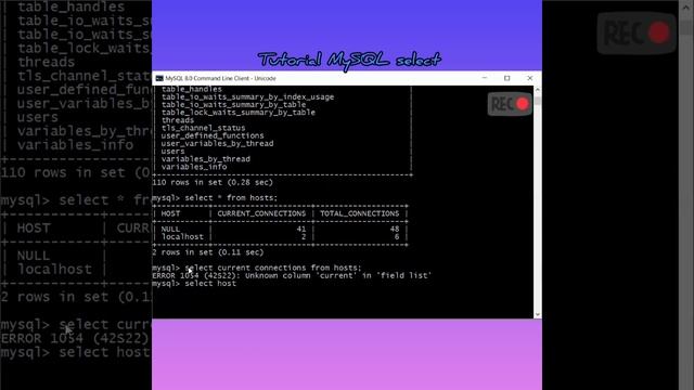 Tutorial Mysql #select where смотреть онлайн