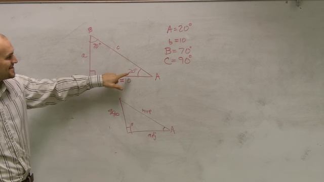 Find the missing values of a given triangle смотреть онлайн