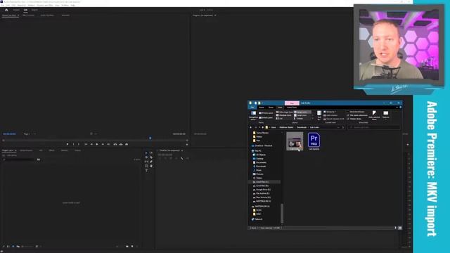 How to import MKV file format into Adobe Premiere Pro without converting