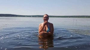 Лето в разгаре☀️ купание в озере🏊