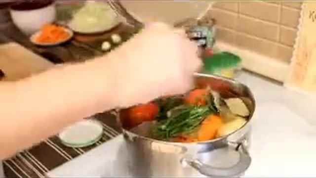 Как приготовить борщ. Рецепт. смотреть онлайн