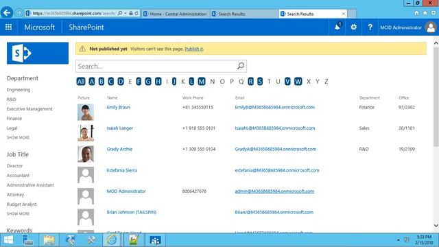 Create a Search Based Employee Directory in SharePoint and SharePoint Online смотреть онлайн