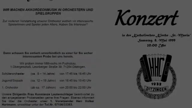 Ouverture Caprice - Akkordeonquintett HHC 1932 Ditzingen смотреть онлайн