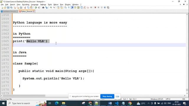 Python Full Stack Demo by Mr J S Rao 1st Feb 2023 @ VLR Training 9985269518 смотреть онлайн