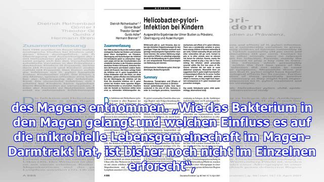 Neue Studie: Helicobacter pylori-Infektionen beeinträchtigen unsere Dünndarmflora смотреть онлайн
