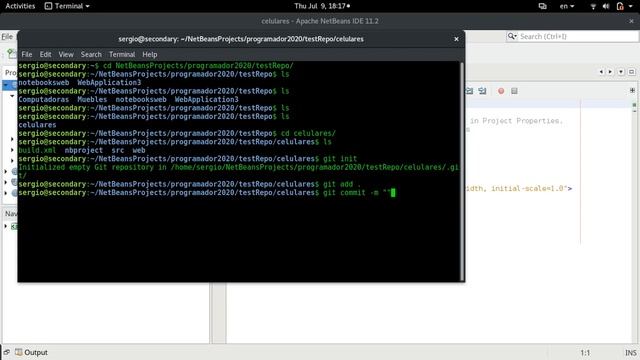 Code repository - Git init from terminal смотреть онлайн