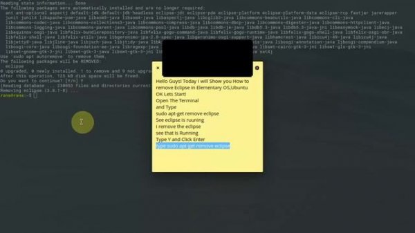 How To Remove Eclipse | In Ubuntu | Linux Helps | HD